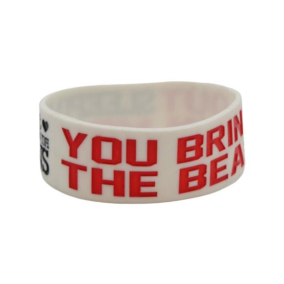 Sleeping with Sirens "You Bring Out the Beast in Me" Silicone Wristband B2114 - Picture 1 of 2
